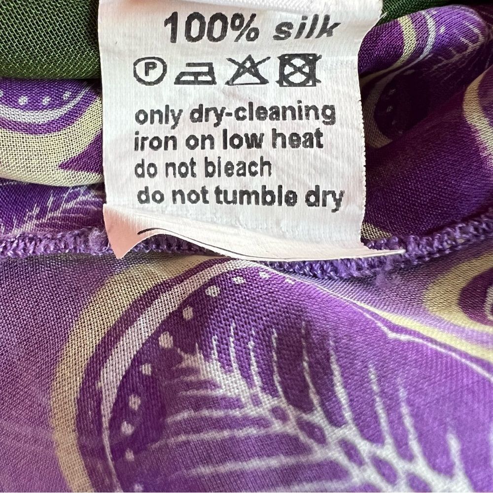 100% Silk Maxi Dress by ANNA SOPHIA Sleeveless Size Small - Picture 13 of 13